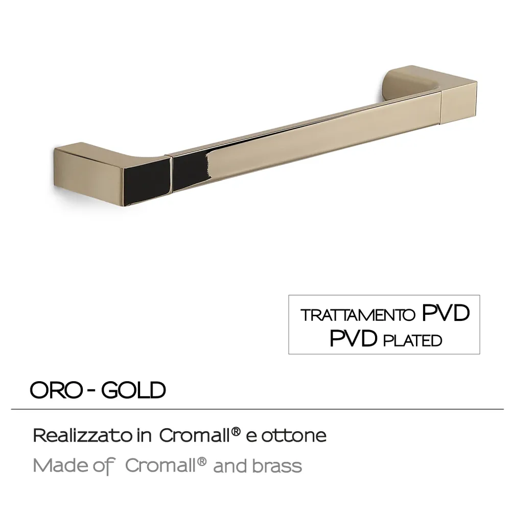 Porta asciugamani muro Gedy serie Pirenei 35 cm - Oro para Contención de Tierras