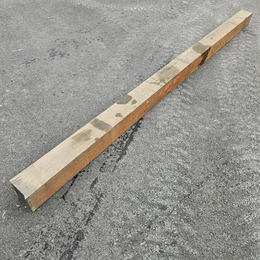 Profesional para Exteriores Poteau Exotique bois massif - 150x150 - L=4m (brut de sciage)