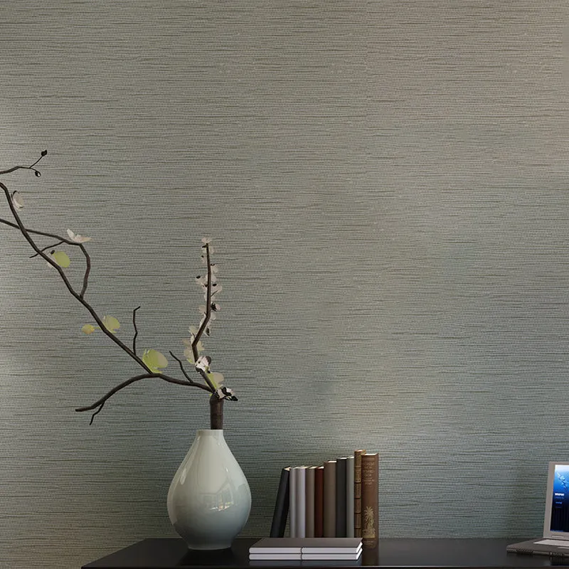 Revestimiento de pared sin pegar tejido con pasto, 33 pies x 20,5 pulgadas, color Morandi de Color Gris Antracita Cafe