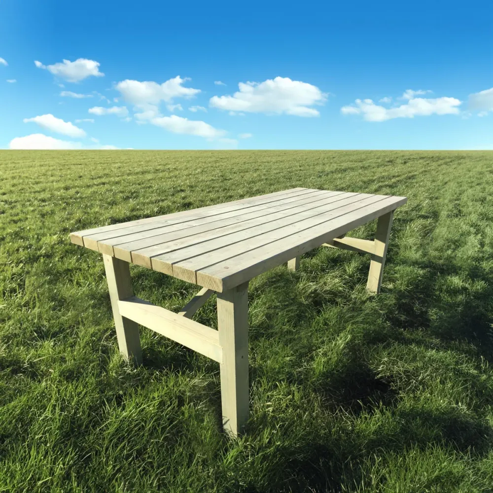 Vuren Houten Tuintafel 200 cm KING® Charles para Proyectos de Paisajismo