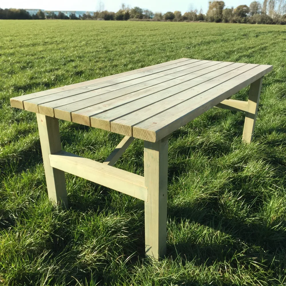 Vuren Houten Tuintafel 200 cm KING® Charles para Proyectos de Paisajismo