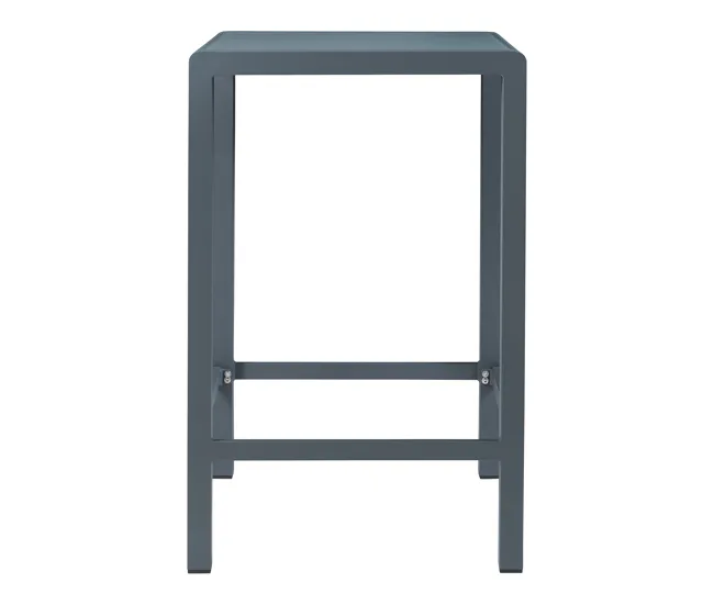 Mesa de bar Avise 108x70x70 cm - Antracita con Base de Parasol