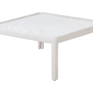 Mesa de centro de jardín beige definido 69 x 69 cm ferretti
