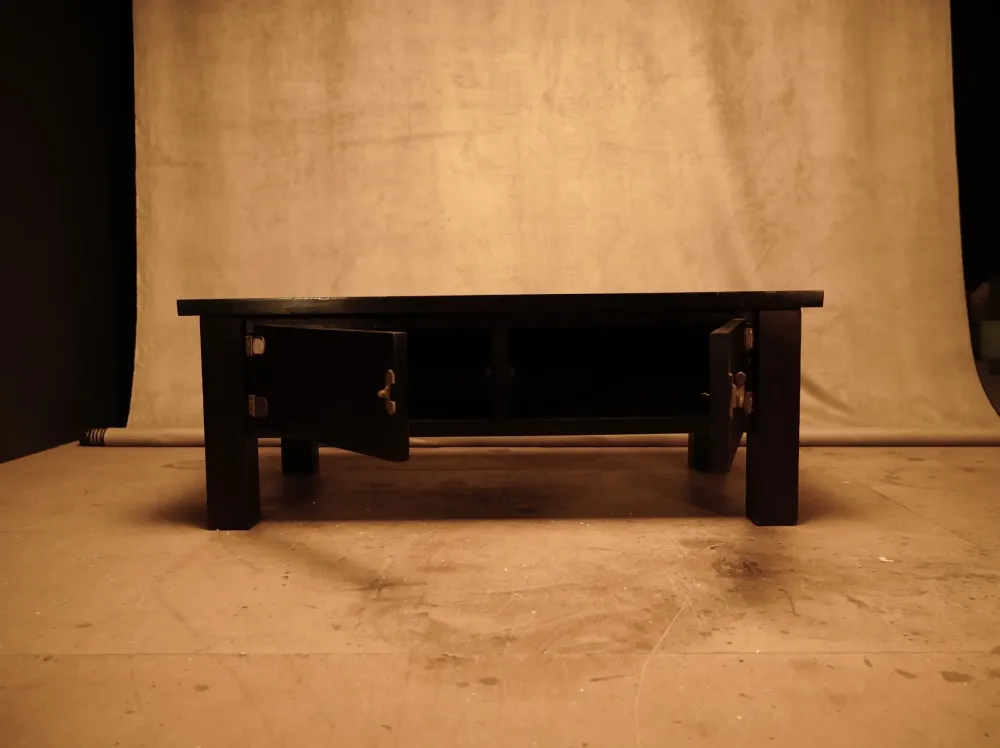 Mesa de centro de madera estilo náutico para Terraza y Balcón