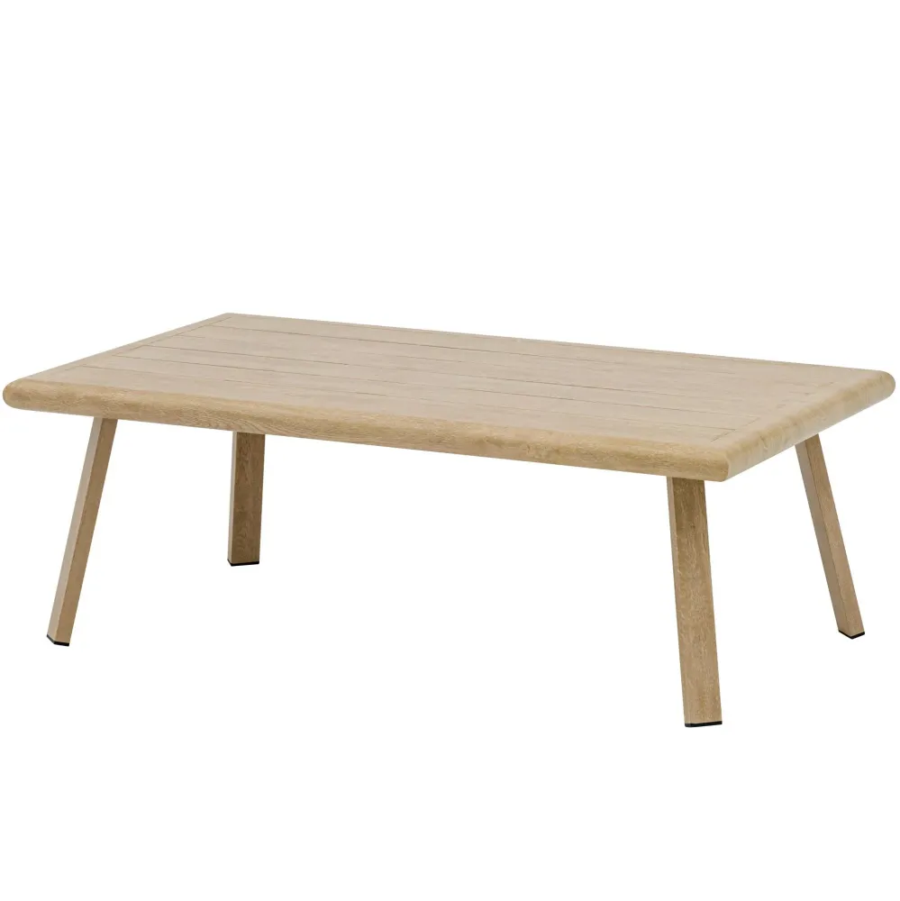 Mesa de Centro Mesa de centro Harmony aluminio efecto madera