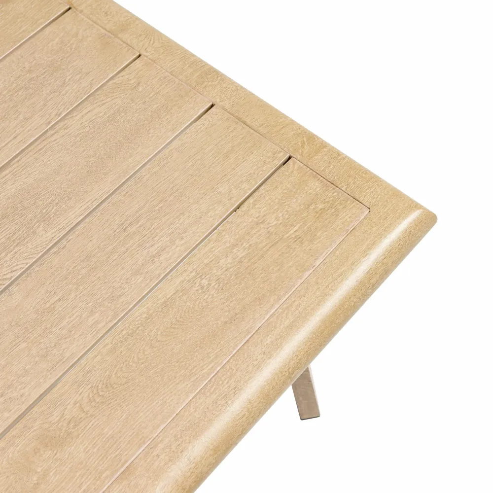 Mesa de Centro Mesa de centro Harmony aluminio efecto madera