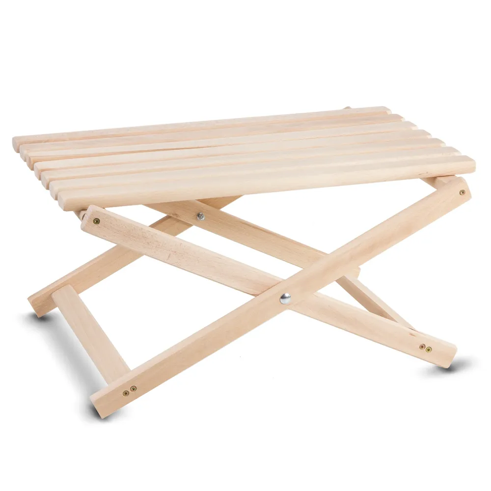 Mesa de centro para tumbonas de madera de haya de alta calidad para 6 Personas