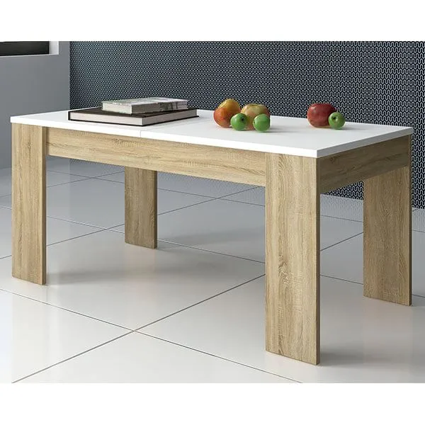 Mesa de Granito Mesa de centro elevable Ganso cambria/blanco