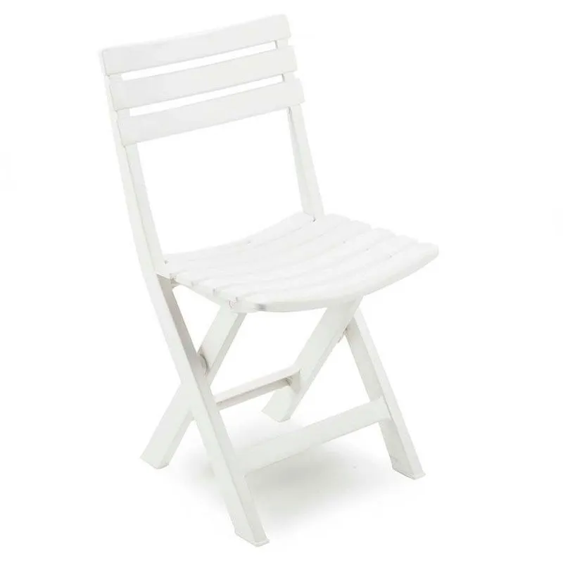 Conjunto de jardín Tavolo Progarden 6 comensales resina blanco