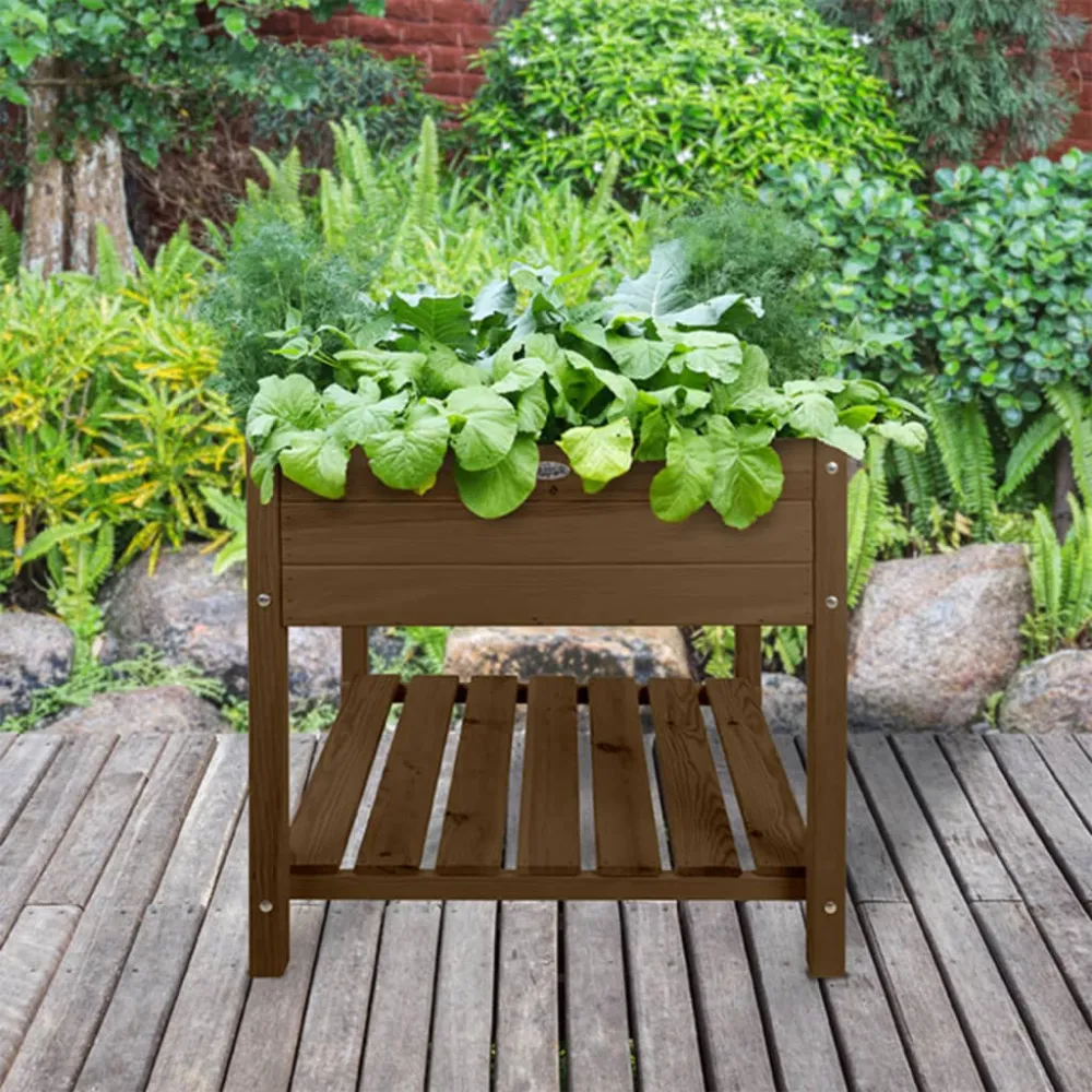 Esschert design mesa de cultivo marrón xl en Aluminio Fundido
