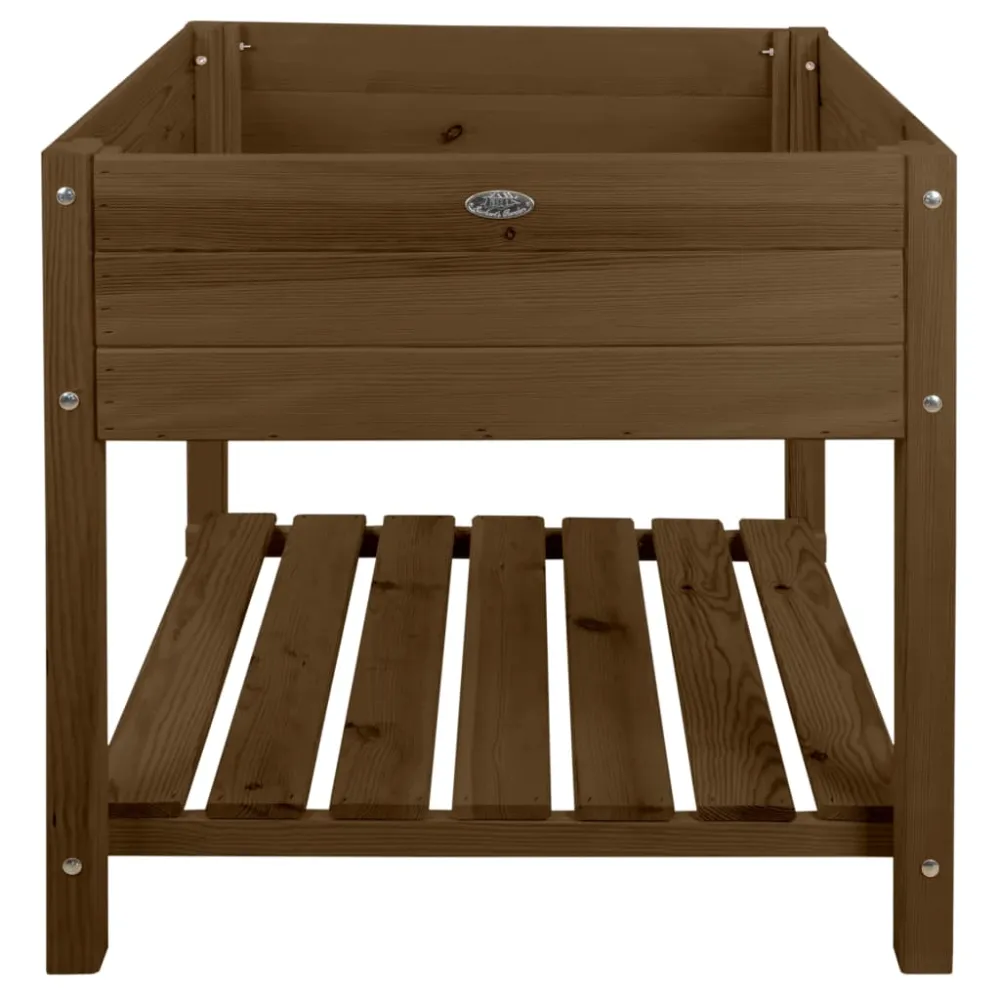 Esschert design mesa de cultivo marrón xl para 6 Personas