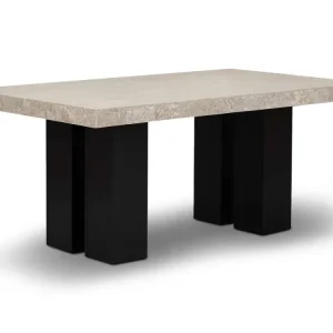 Mesa Comedor Badini Marmol Golden para 6 Personas