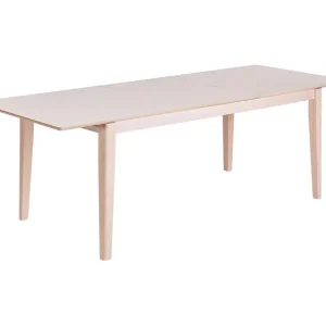 Mesa de comedor extensible de madera clara 180/240 x 90 cm CROSBY | Plegable | Portátil