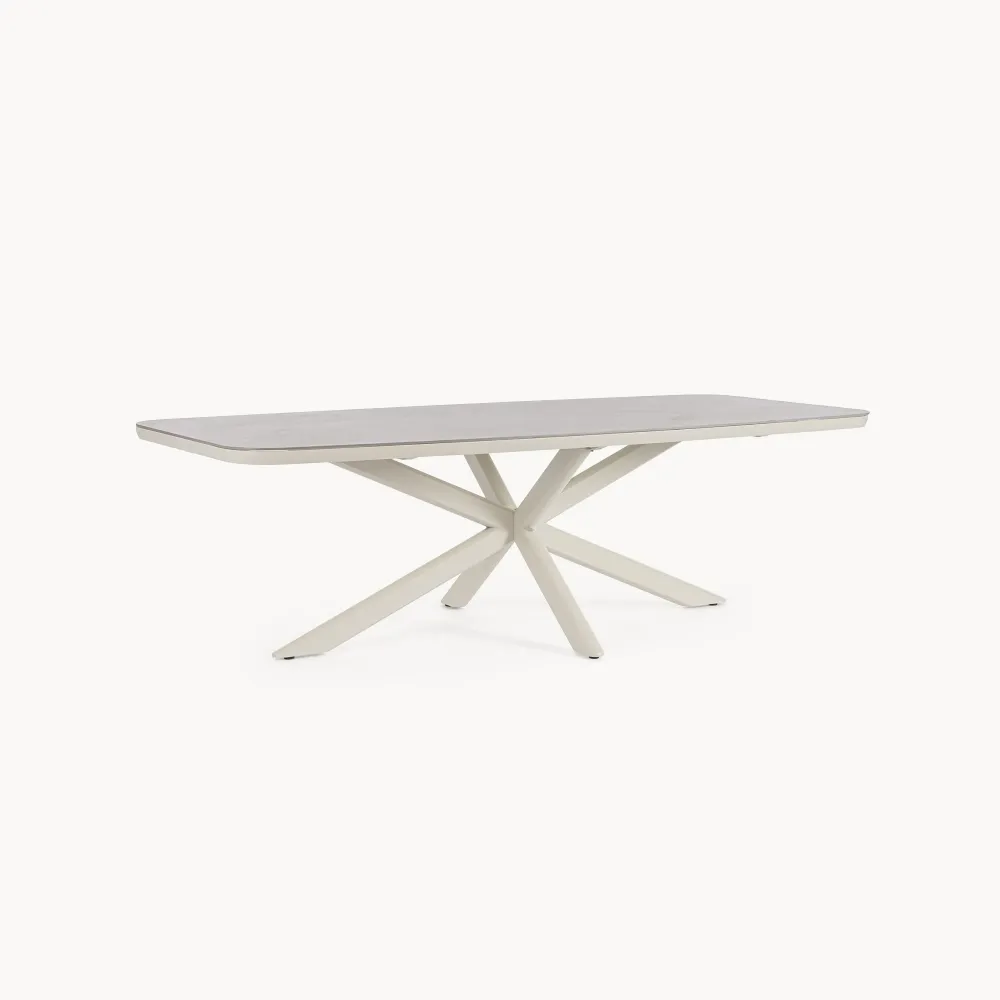 Mesa de comedor exterior Bizzotto ISACCO crema