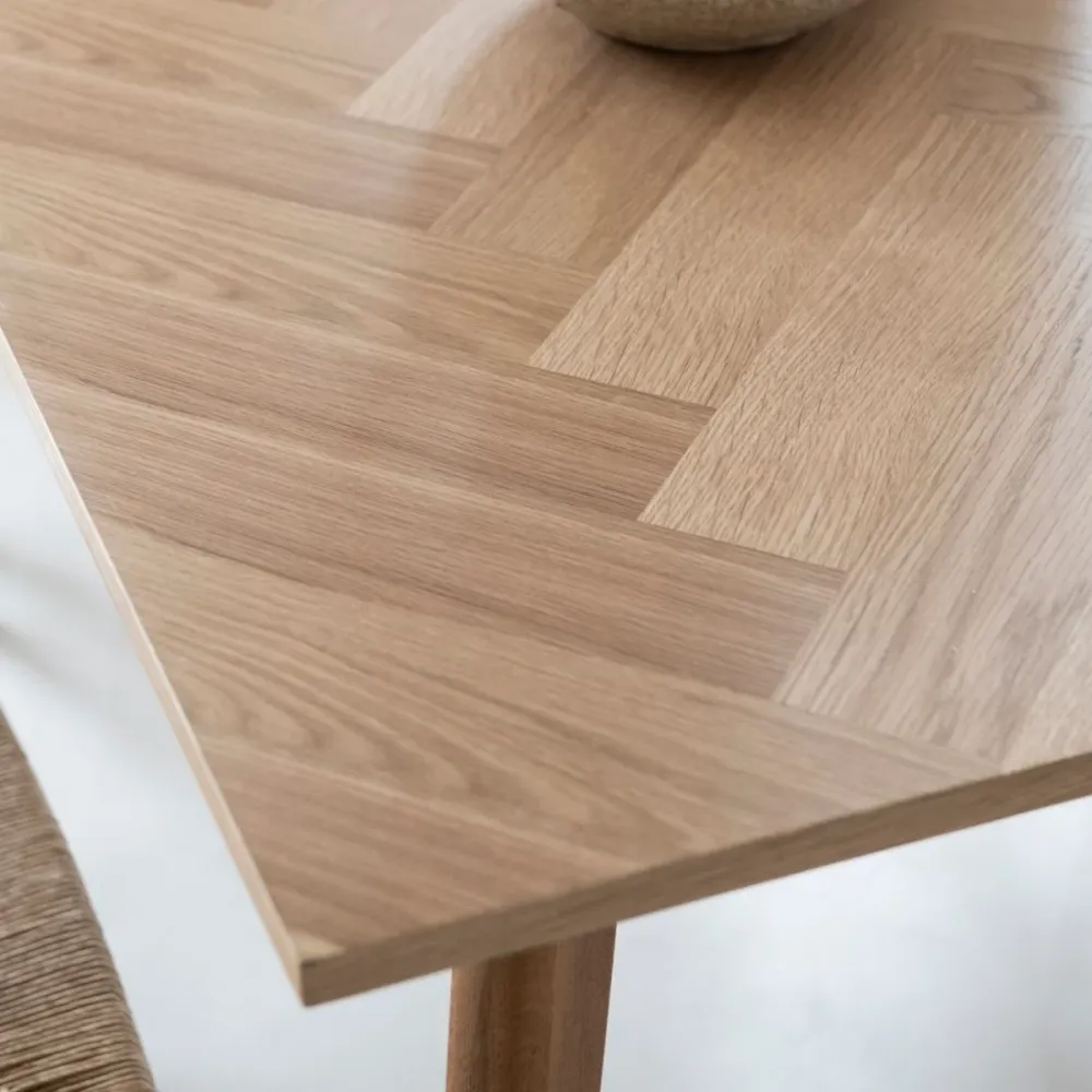 Mesa de comedor nórdica de madera para 6 Personas