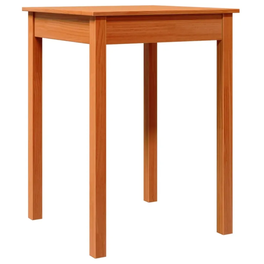 Mesa de comedor Sakura madera de pino marrón 75x55x55 cm