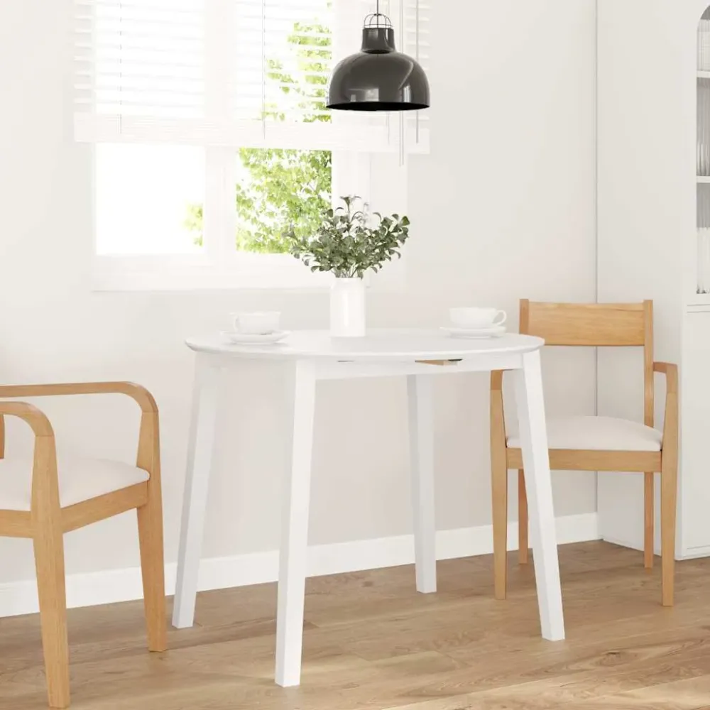 Mesa de comedor Zedro abatible 74x90x90-55 cm Fácil Almacenamiento