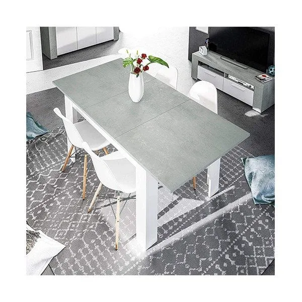 Mesa con Sombrilla Mesa extensible Trend Blanco Nordic / Origin