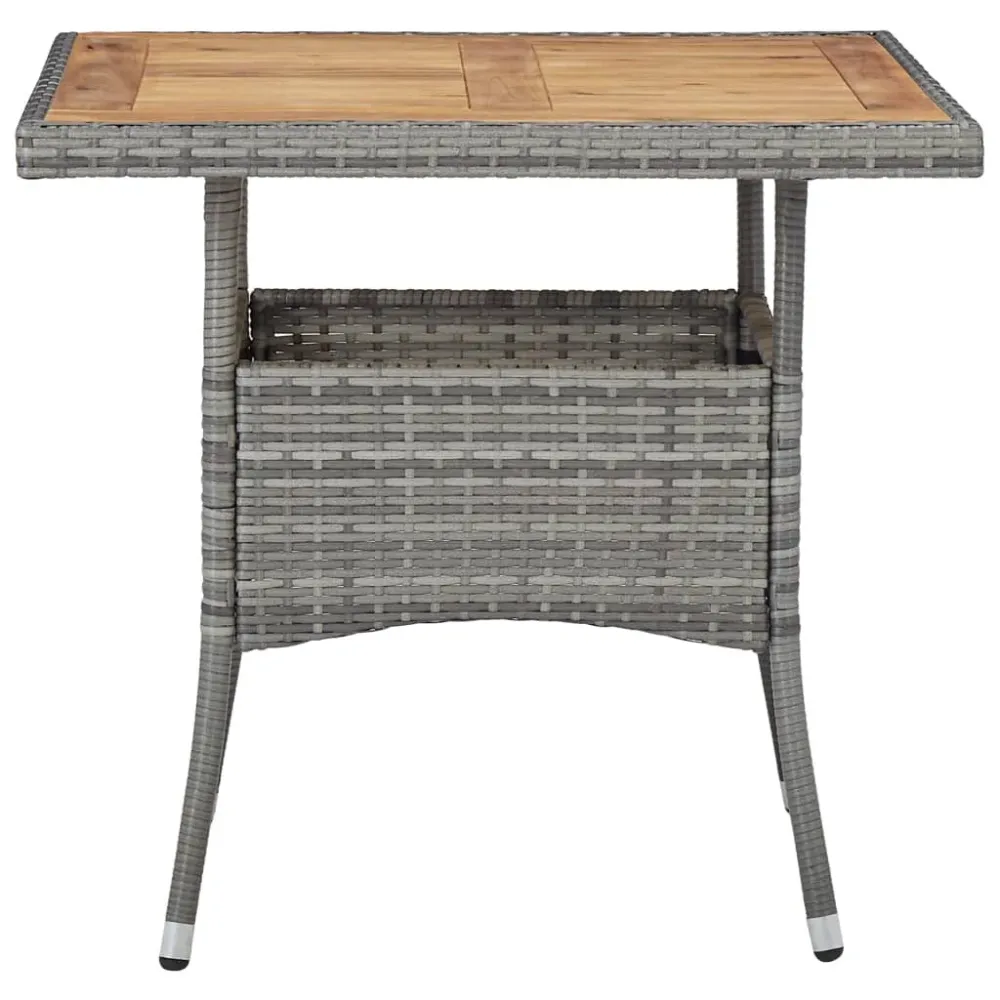 Mesa de Granito Mesa de exterior Solé madera de acacia 75x80x80 cm