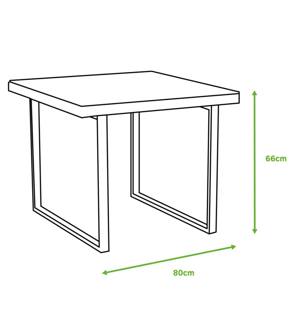 Mesa de Granito Naterial Set de Mesa de Comedor + 4 Sillas Tipo Ratán Apta para Exterior, Modelo Noa