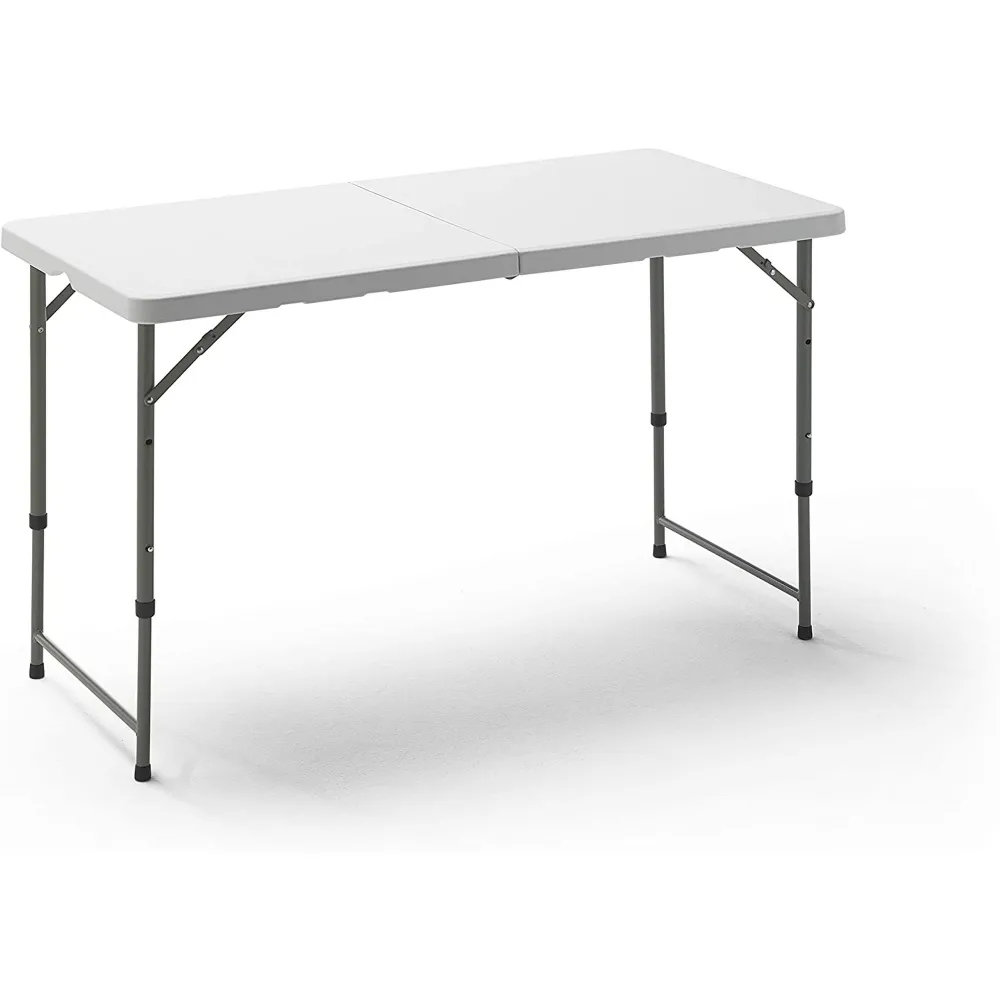 Mesa Plegable Mesa plegable altura regulable + 2 sillas plegables, perfecto para exteriores