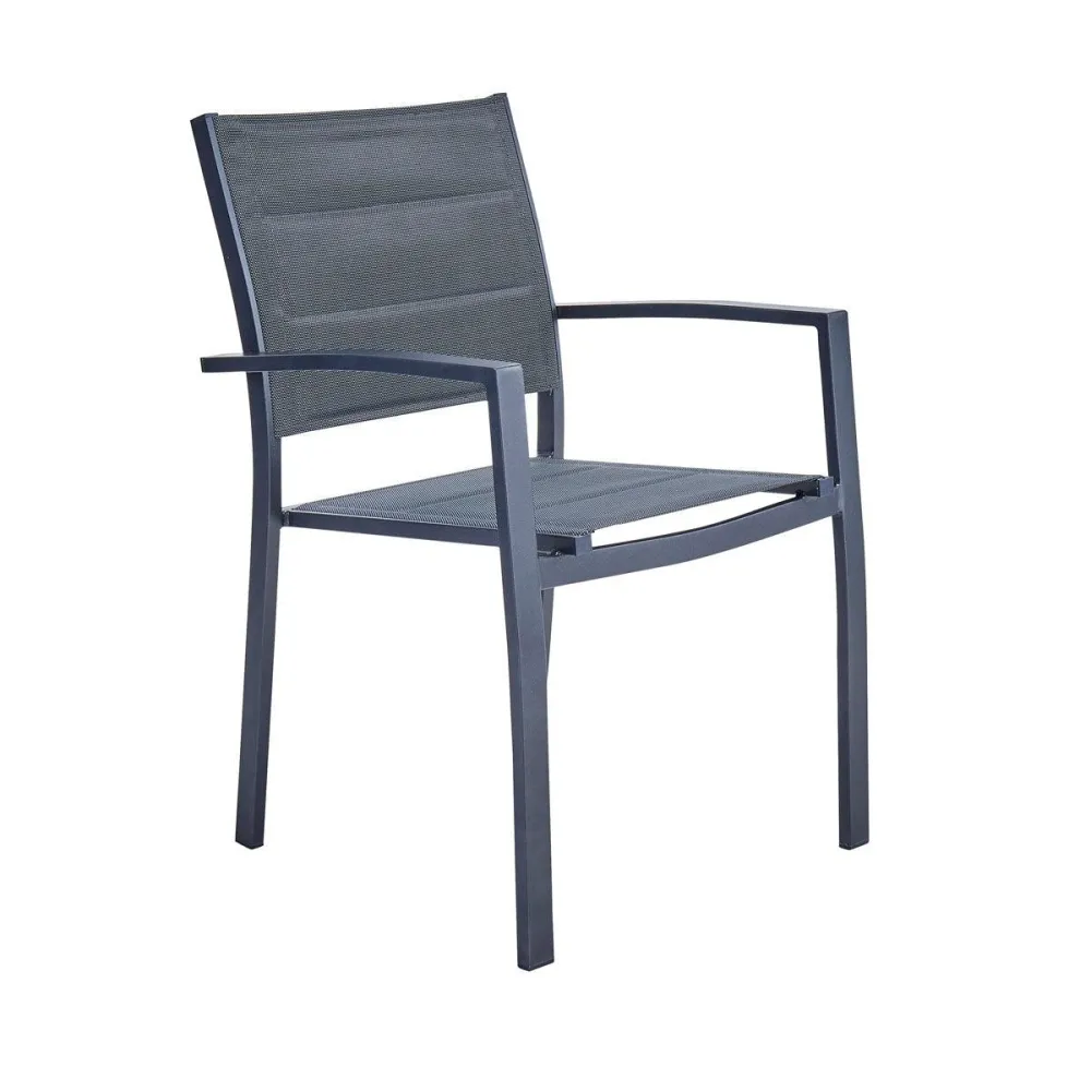 Mesa de Ratán Naterial Set de Comedor: Mesa + 6 Sillas con Descansabrazos Apta para Exterior, Modelo Lyra II + Sillas Orio...