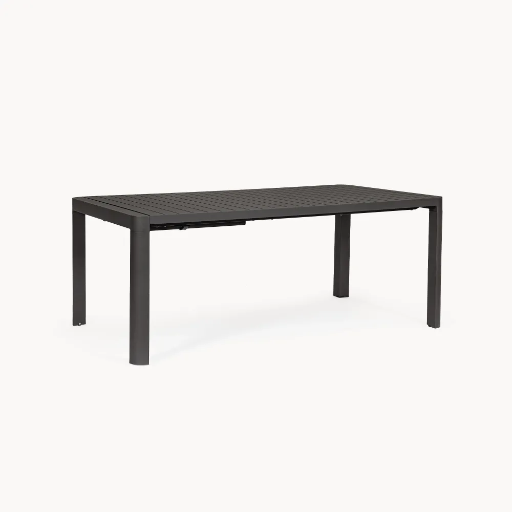 Mesa de Terraza Mesa de comedor exterior Bizzotto KIPLIN antracita extensible