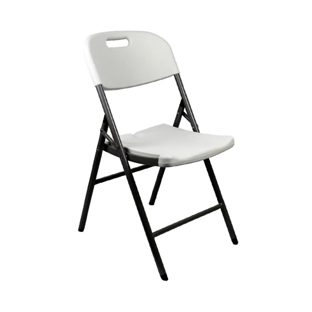 Resistente la Intemperie Conjunto plegable mesa 240cm y 8 sillas con asa blanco catering 7house