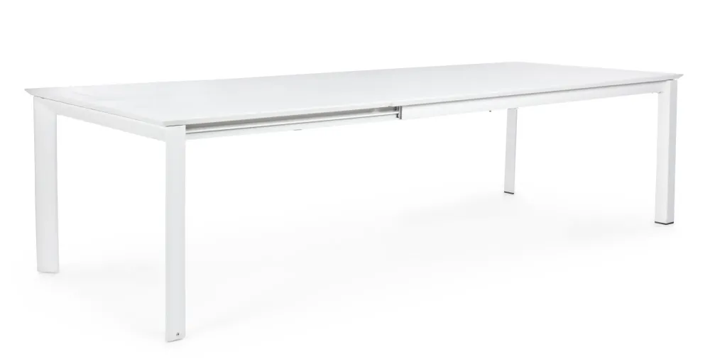 Resistente la Intemperie Mesa de comedor exterior Bizzotto KONNOR blanco