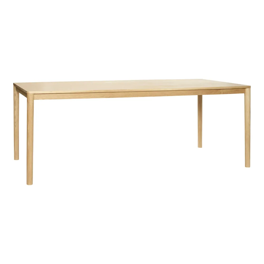 Hübsch mesa de comedor de suelo cuadrado sin procesar