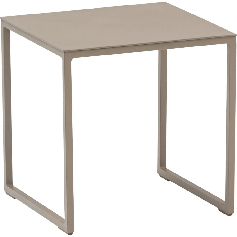 Mesa auxiliar Davis aluminio taupe Dimensiones 150x90x75 cm