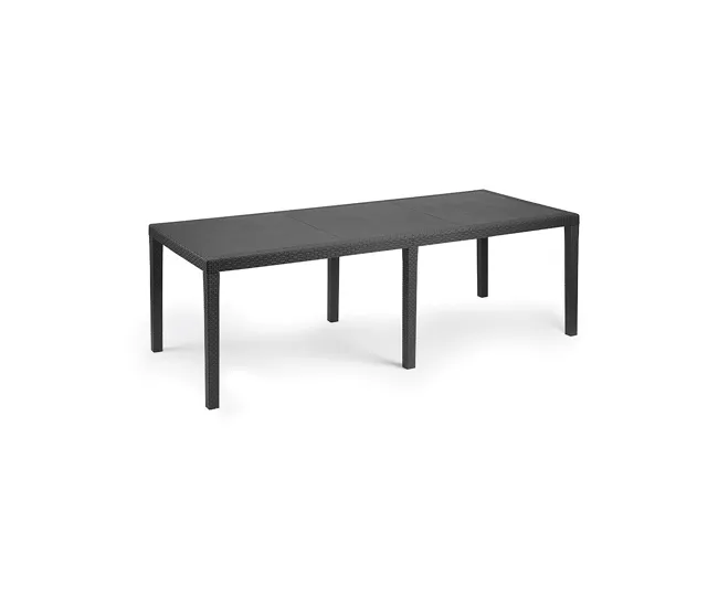 Mesa Extensible Dallas | HÄUSBED | Color Antracita Dimensiones 150x90x75 cm