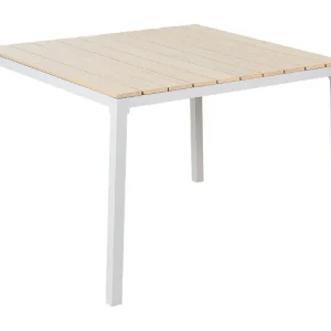 Mesa de jardín 95 x 95 cm crema PRATO