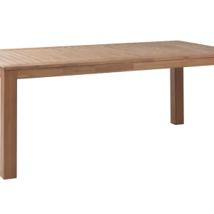 Mesa de jardín monsano 190 cm 105 cm madera de eucalipto marrón para 6 Personas