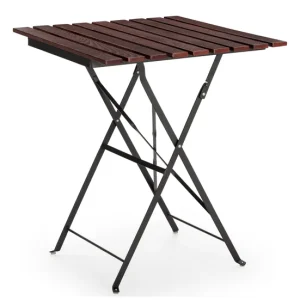 Mesa de Jardín Plegable Agata de Madera y Metálico