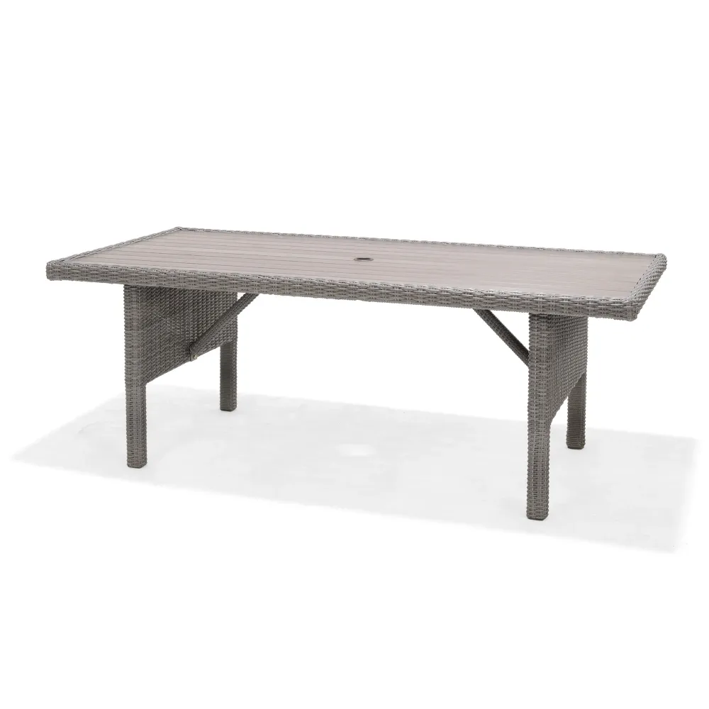 Mesa De Madera Rectangular Bermuda Haití | Plegable | Portátil