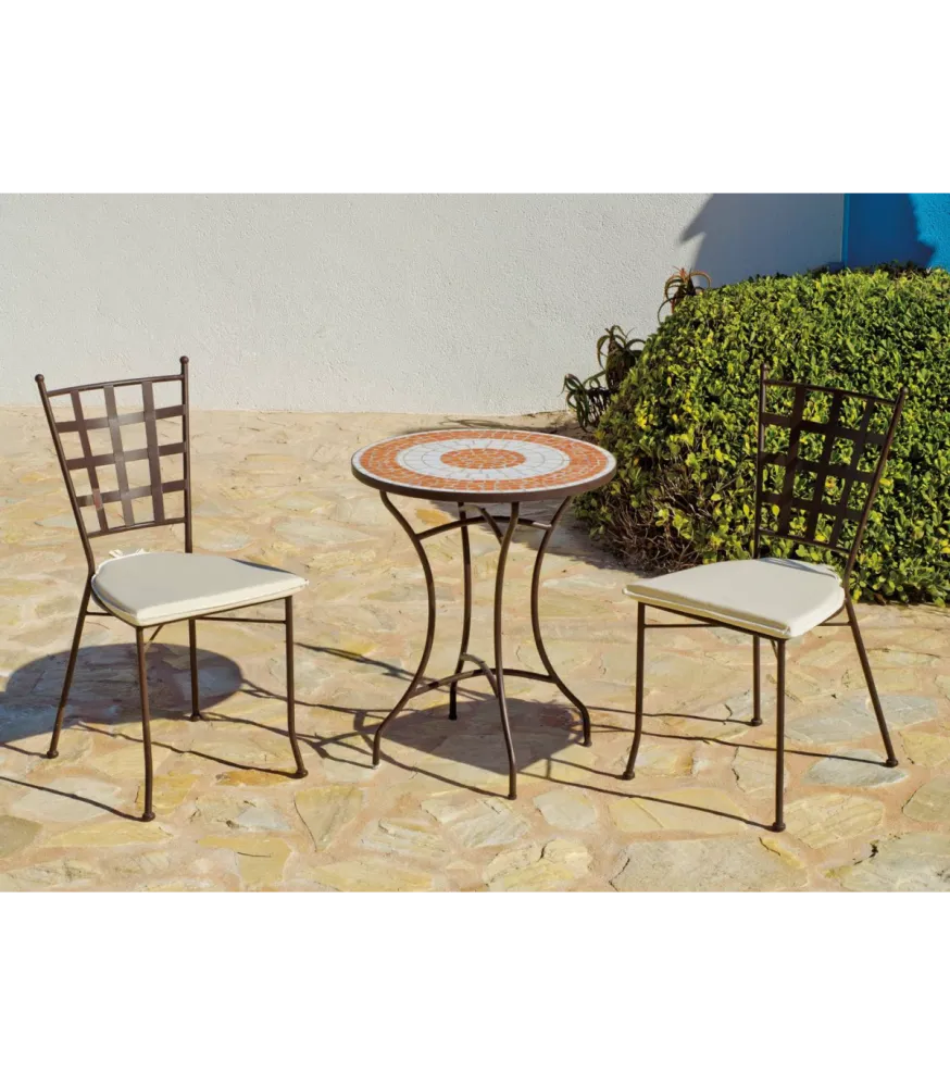 Mesa de mosaico para terraza y jardín málaga refinado Resistente las Manchas
