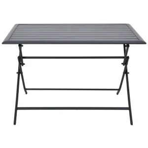 Mesa plegable de jardín HANA gris negro