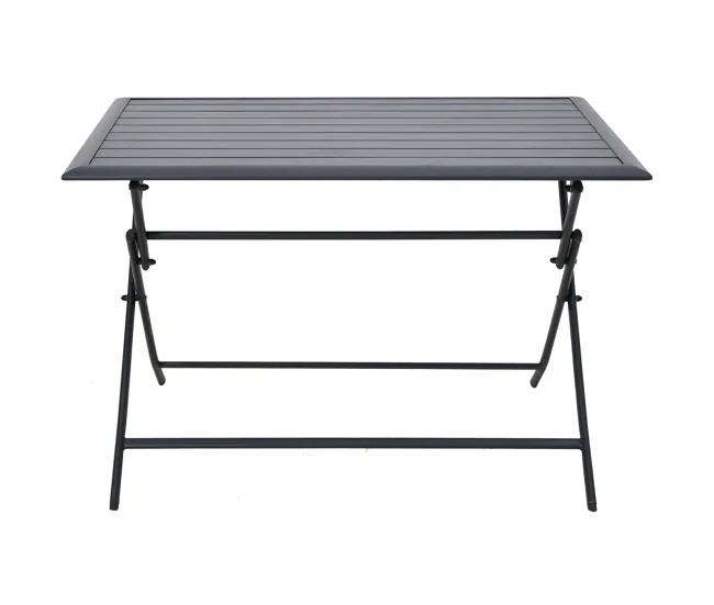 Mesa plegable de jardín HANA gris negro