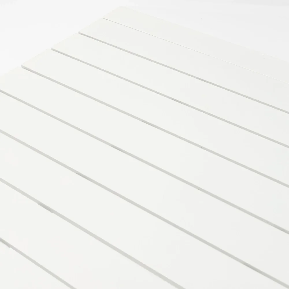 Mesa Plegable Mesa fija Byron 160 cm aluminio blanco