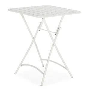 Mesa Plegable Mesa de Jardín Plegable Perla de Acero