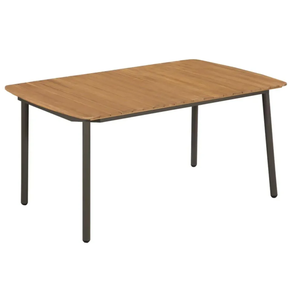 Mesa Plegable Mesa de jardín Ulvorn | Acacia Nova y acero
