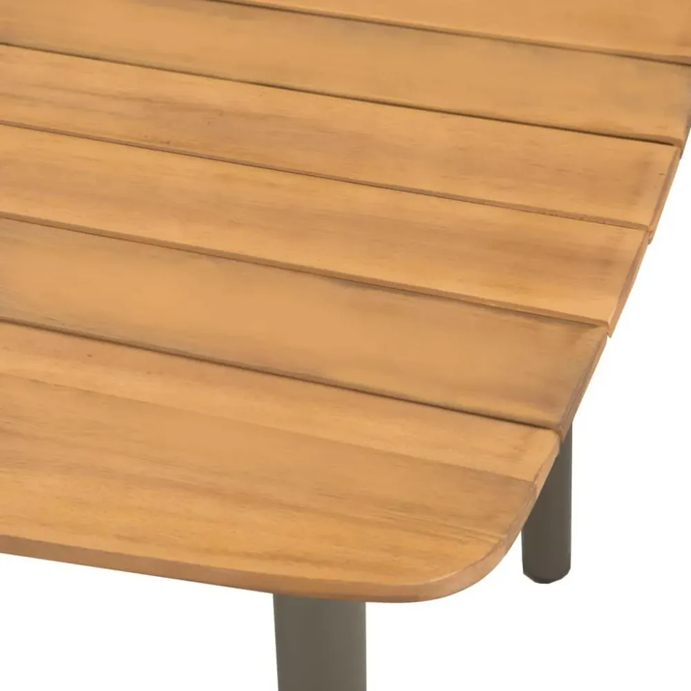 Mesa Plegable Mesa de jardín Ulvorn | Acacia Nova y acero