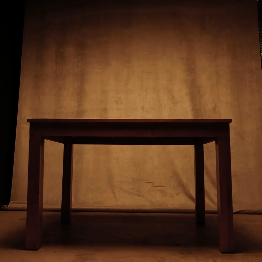 Mesa Plegable Mesa de madera y bambú