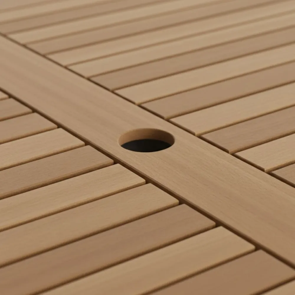 Mesa Plegable Mesa De Madera Rectangular Kingsbury Lynx