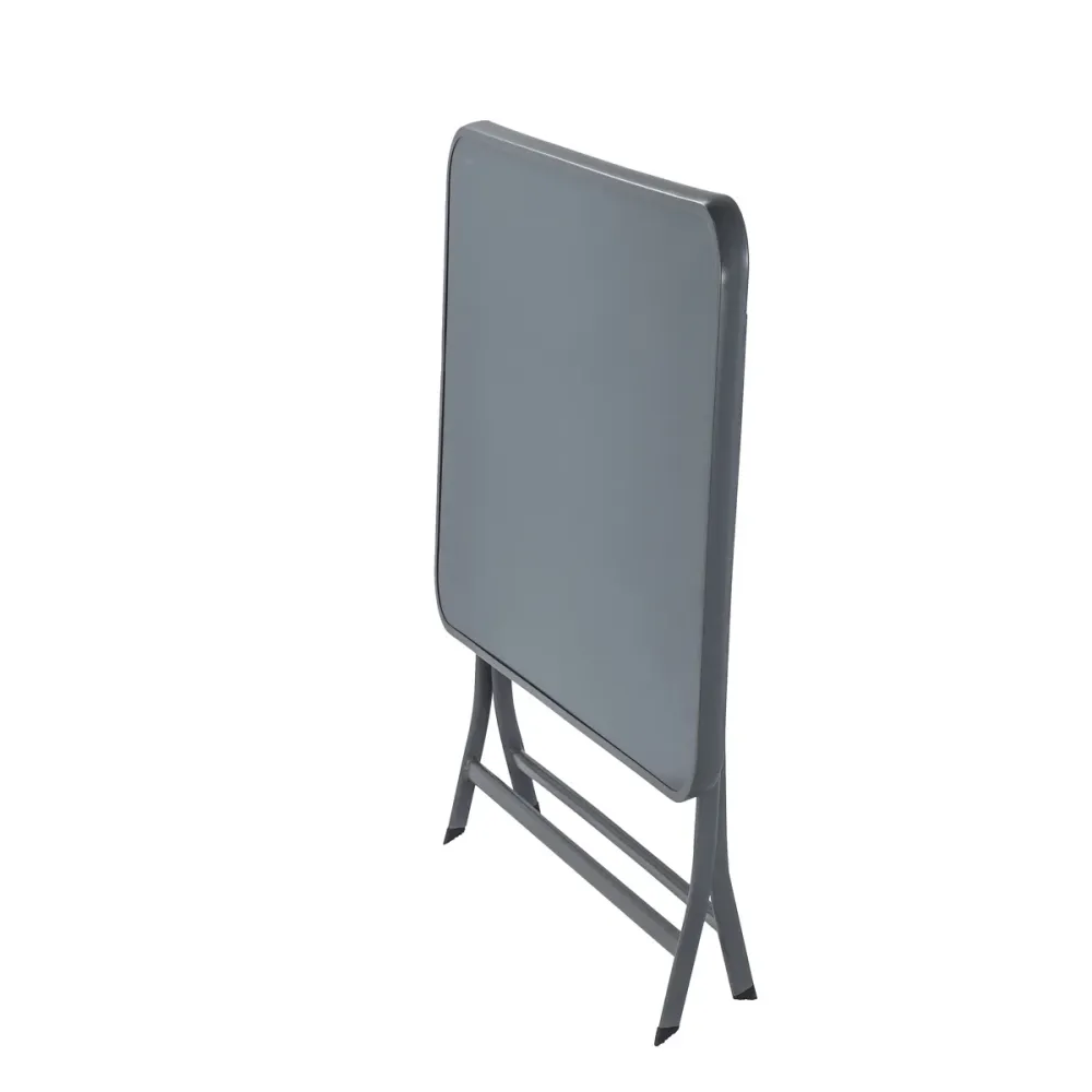 Mesa Plegable Naterial Mesa de Jardín Plegable de Acero Apta para Exterior, Modelo Emys