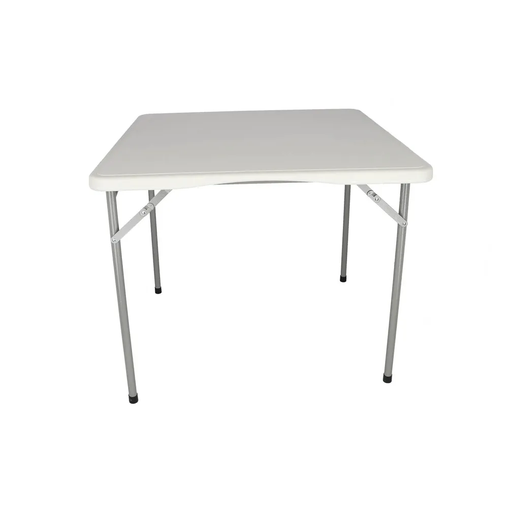 Mesa plegable polietileno cuadrado 88x88x74 cm para Terraza y Balcón