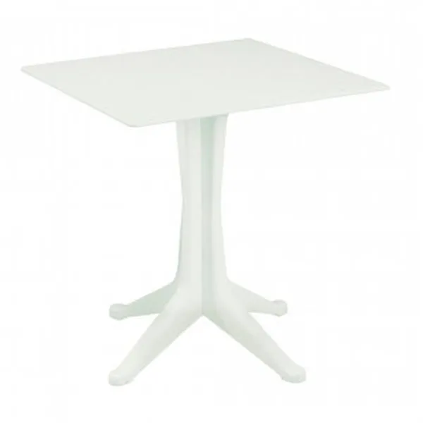 Mesa de resina poninete color antracita 30x30x30 cms con 4 Sillas Incluidas
