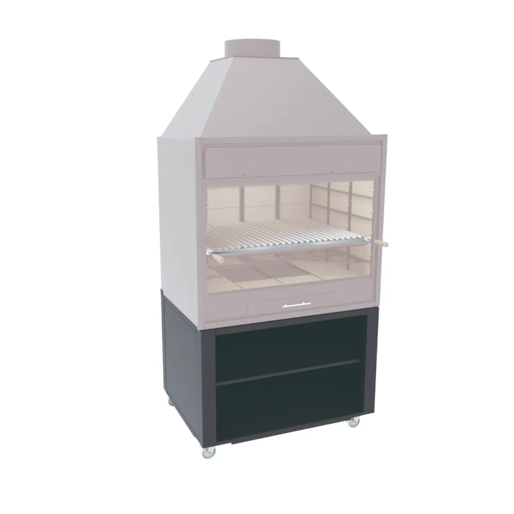 Mesa soporte para barbacoa BF-90 FM con Base de Parasol