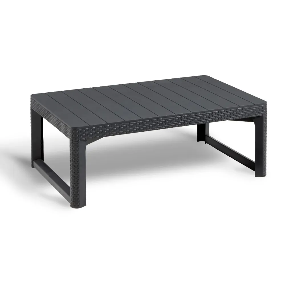 Plegable y Portátil Keter Mesa de jardín de 2 posiciones ajustable en altura